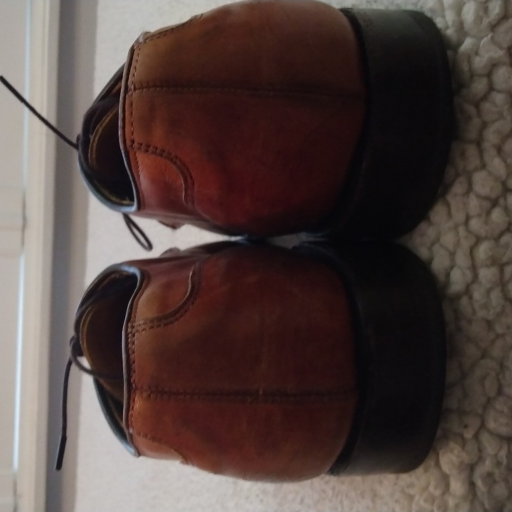 Allen Edmonds Bradley Leather Norwegian Split Toe Derby Shoes (Made in USA) 9.5D - Picture 10 of 15